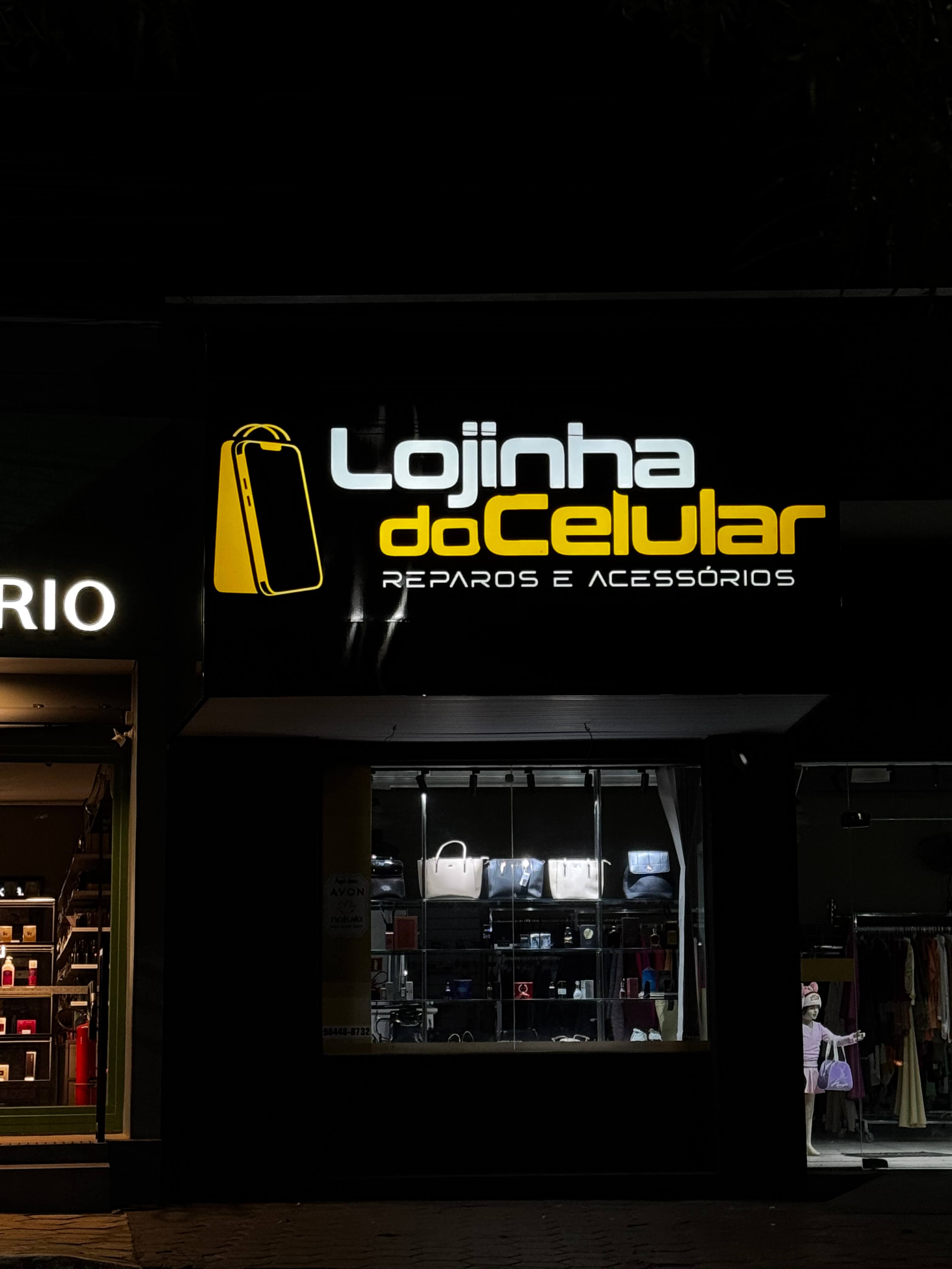 Fachada Lojinha do Celular